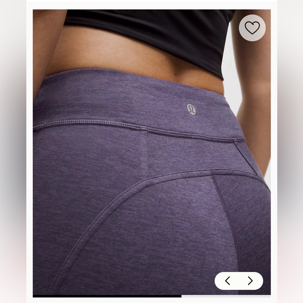 lululemon Softy Suedey Split-Hem High-Rise Mini-Flare Pant in Nightfall size 6 - Picture 5 of 13